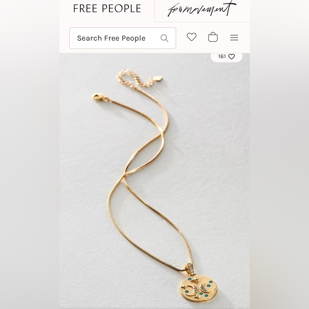 JOY DRAVECKY Celestial Pendant Sold Out from the Free People Website NWT - Picture 5 of 6